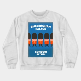 Buckingham Palace London by train Crewneck Sweatshirt